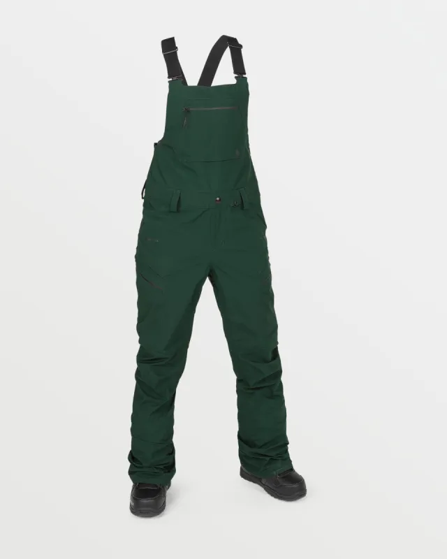 Womens Elm Stretch Gore Bib Overalls - Scarab sold by Volcom
