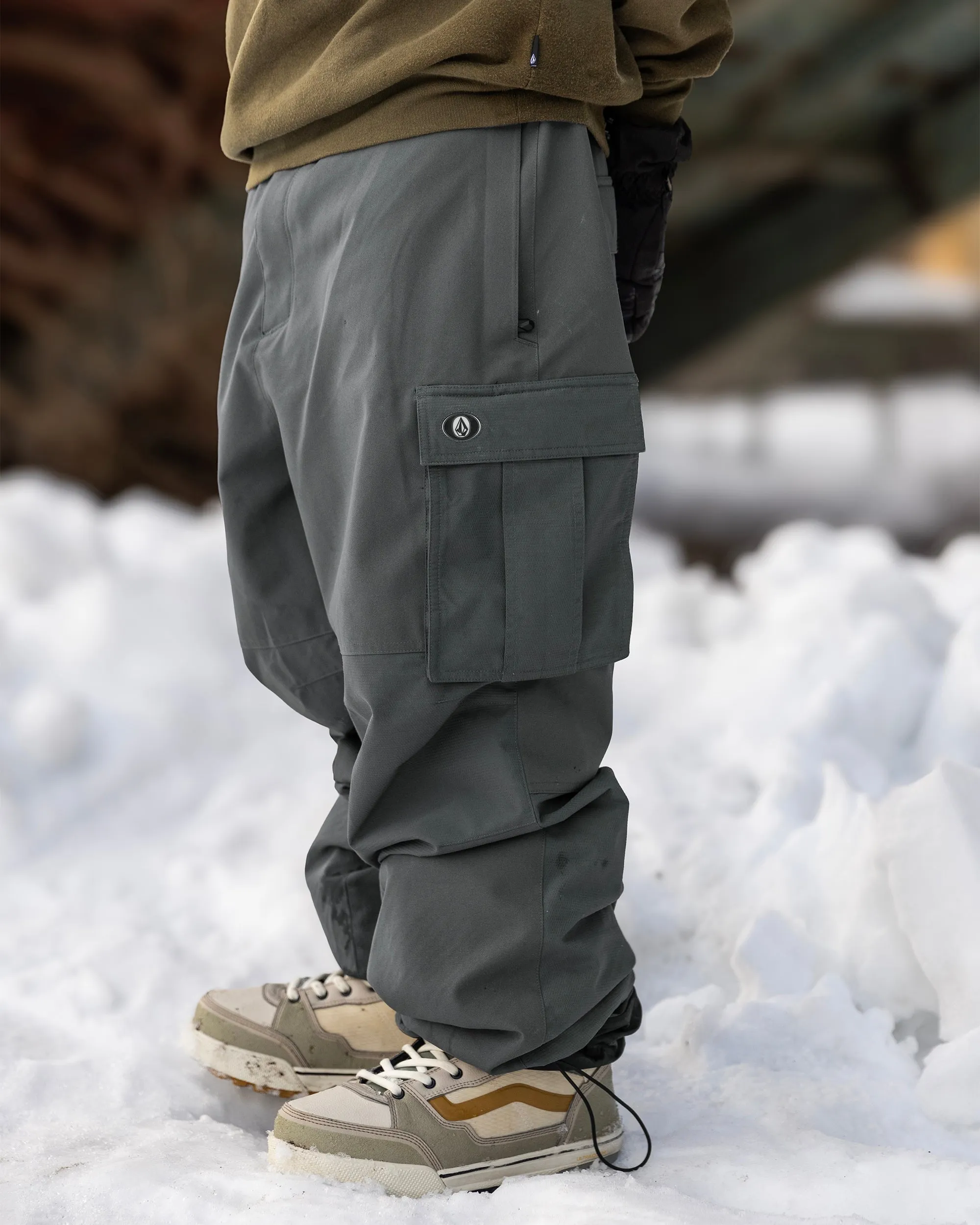 Mens Nwrk Baggy Pants - Charcoal sold by Volcom