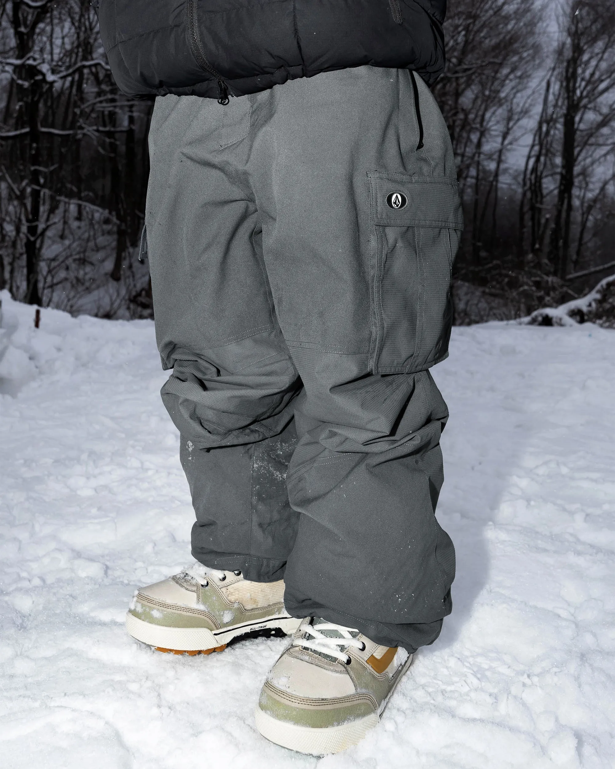 Mens Nwrk Baggy Pants - Charcoal sold by Volcom product image thumbnail 3