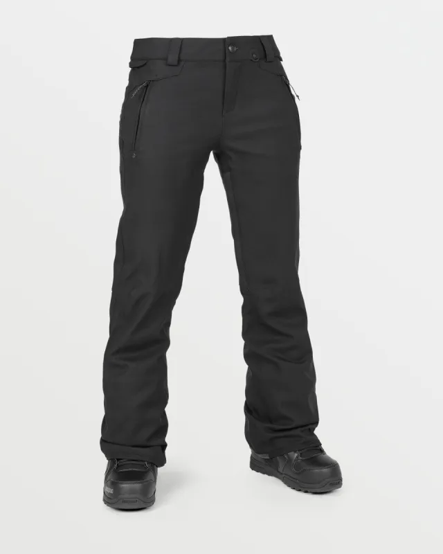 Womens Genus Stretch Pants - Black sold by Volcom