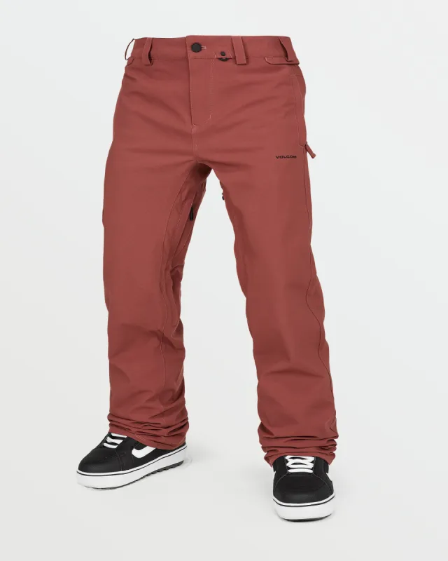 Mens Freakin Snow Chino - Redwood sold by Volcom