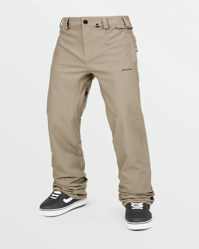 Mens Freakin Snow Chino - Chestnut Brown sold by Volcom