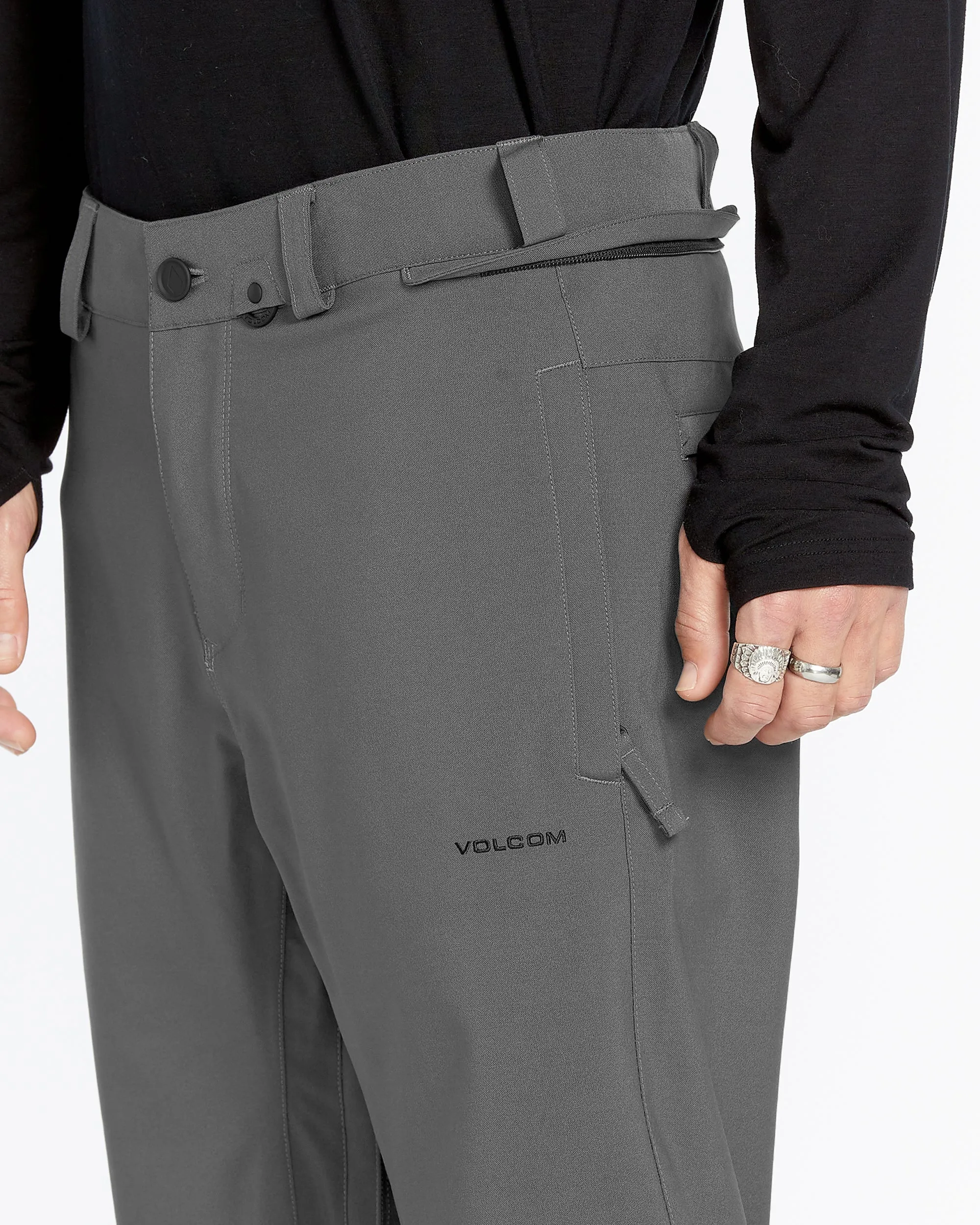 Mens Freakin Snow Chino - Charcoal sold by Volcom product image thumbnail 5