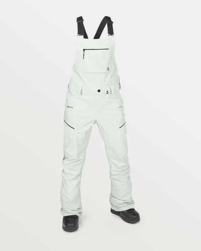 Womens Elm Stretch Gore Bib Overalls - Cloud Grey sold by Volcom