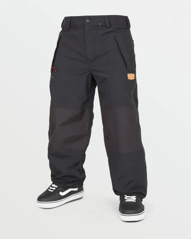 Mens Longo Gore-Tex Pants - Black sold by Volcom