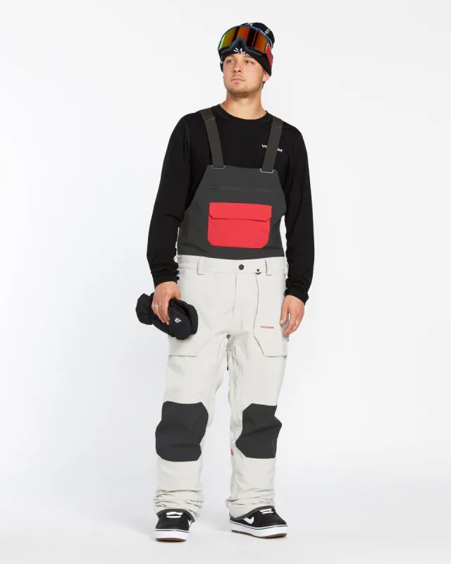 Mens Roan Bib Overalls - Stone sold by Volcom