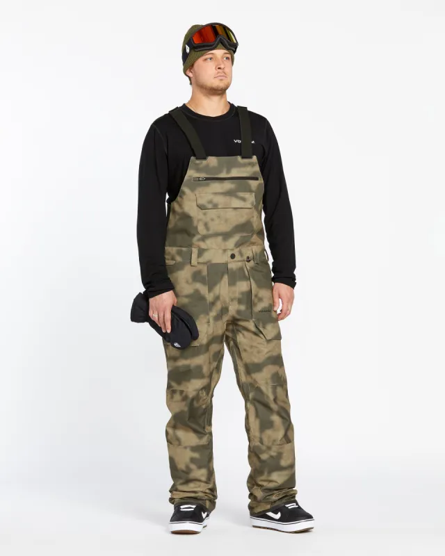 Mens Roan Bib Overalls - Camouflage sold by Volcom