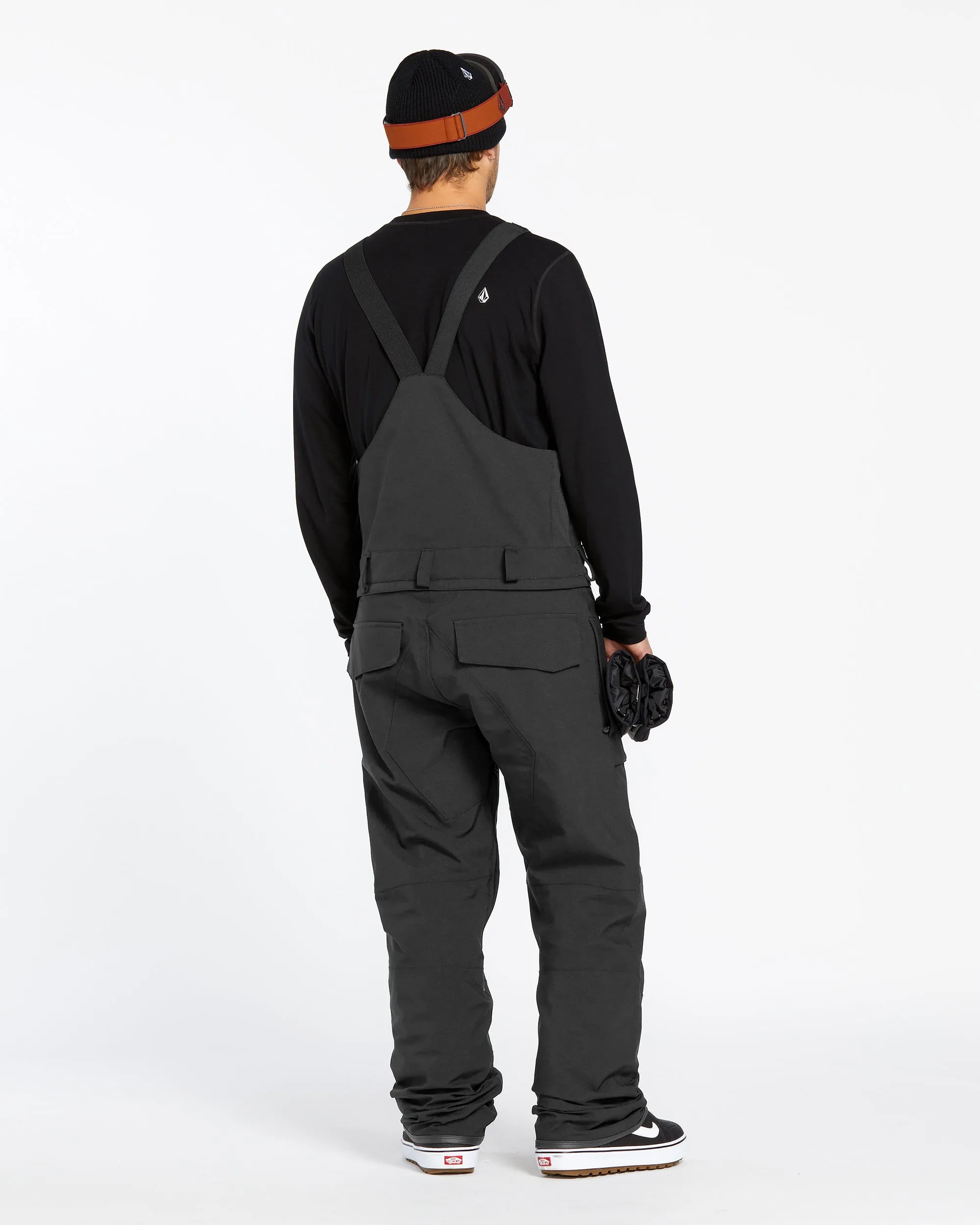 Mens Roan Bib Overalls - Black sold by Volcom product image thumbnail 2