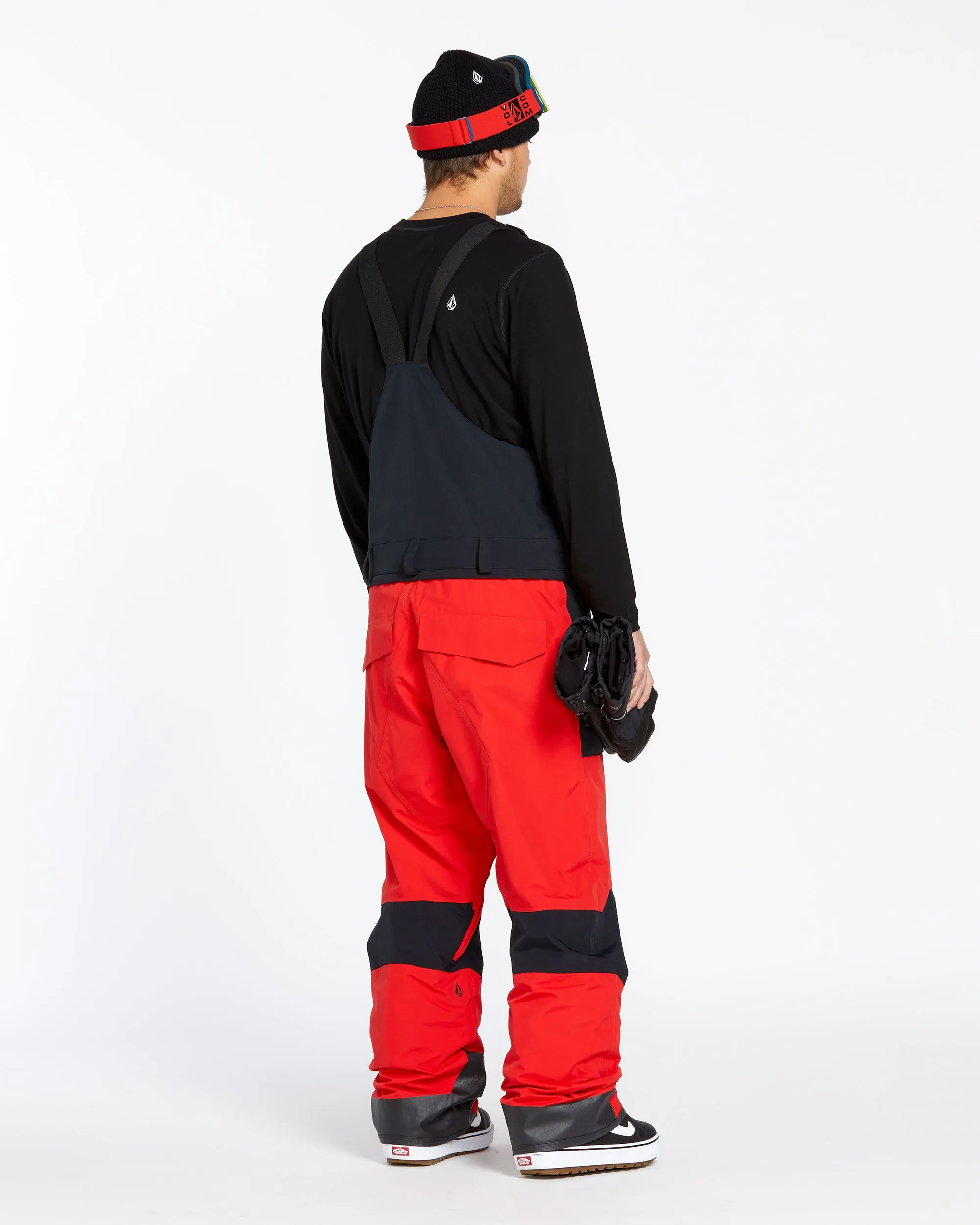 Mens Rain Gore-Tex Bib Overalls - Crimson sold by Volcom product image thumbnail 2