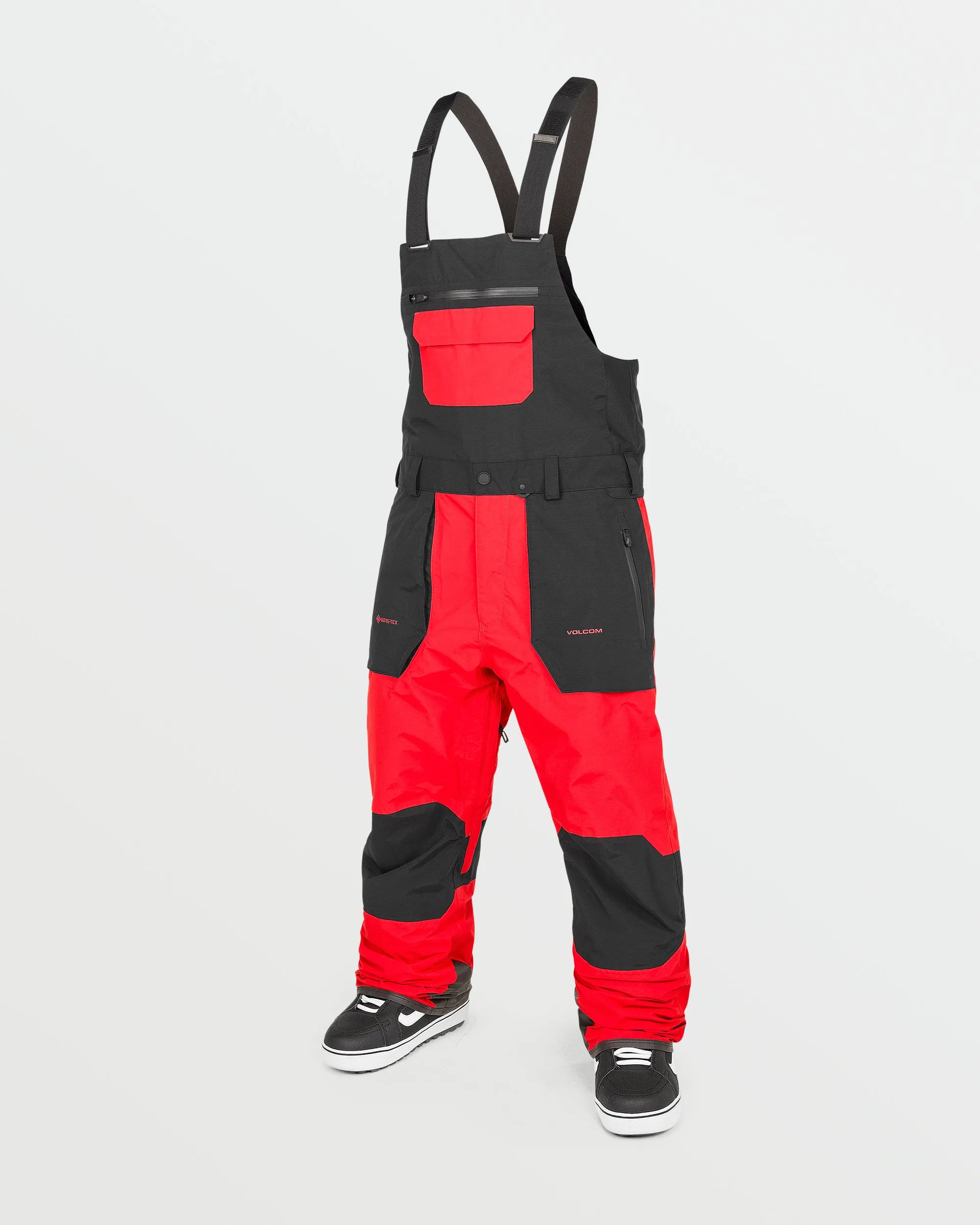 Mens Rain Gore-Tex Bib Overalls - Crimson sold by Volcom product image thumbnail 3