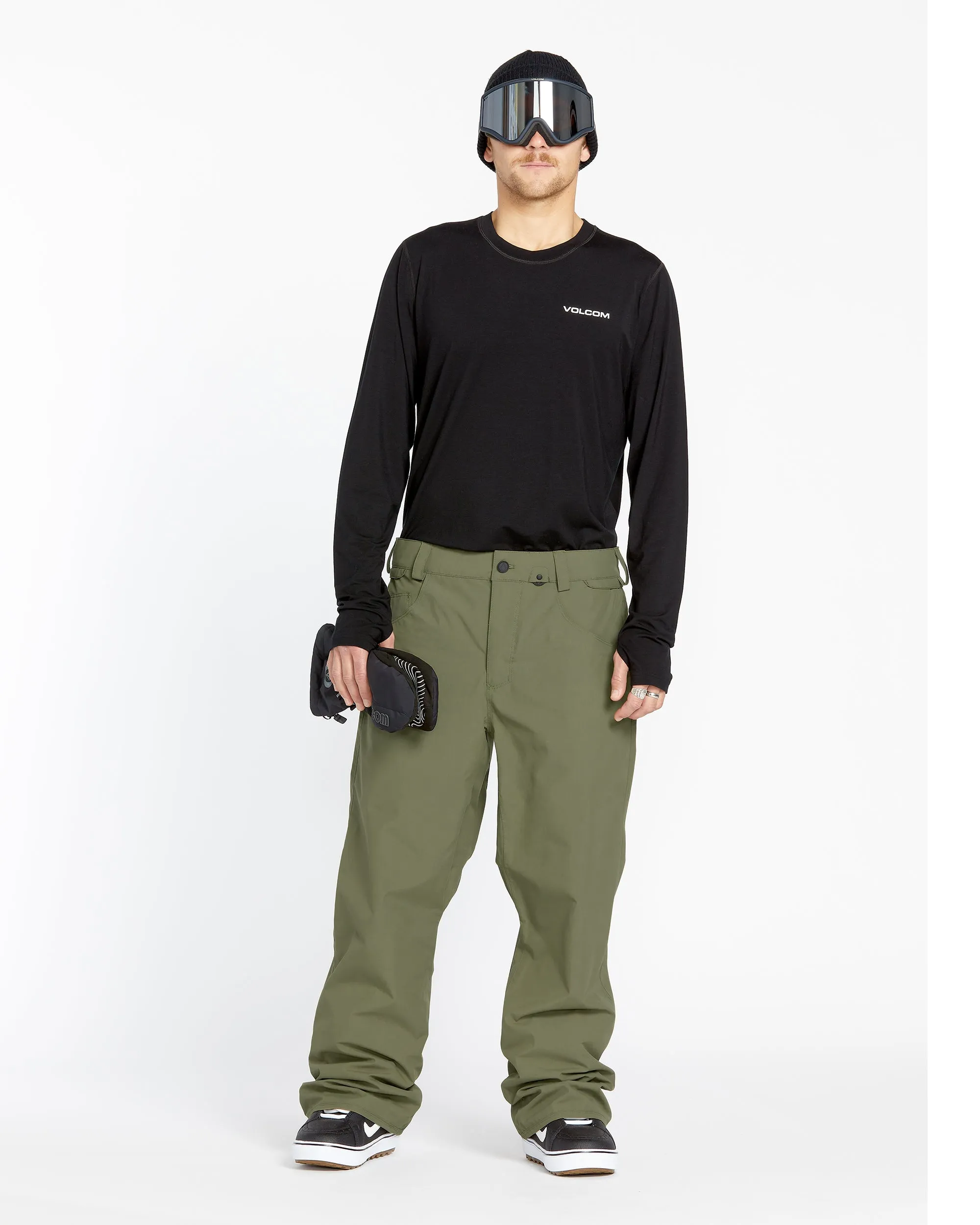 Mens 5-Pocket Pants - Ivy sold by Volcom product image thumbnail 3
