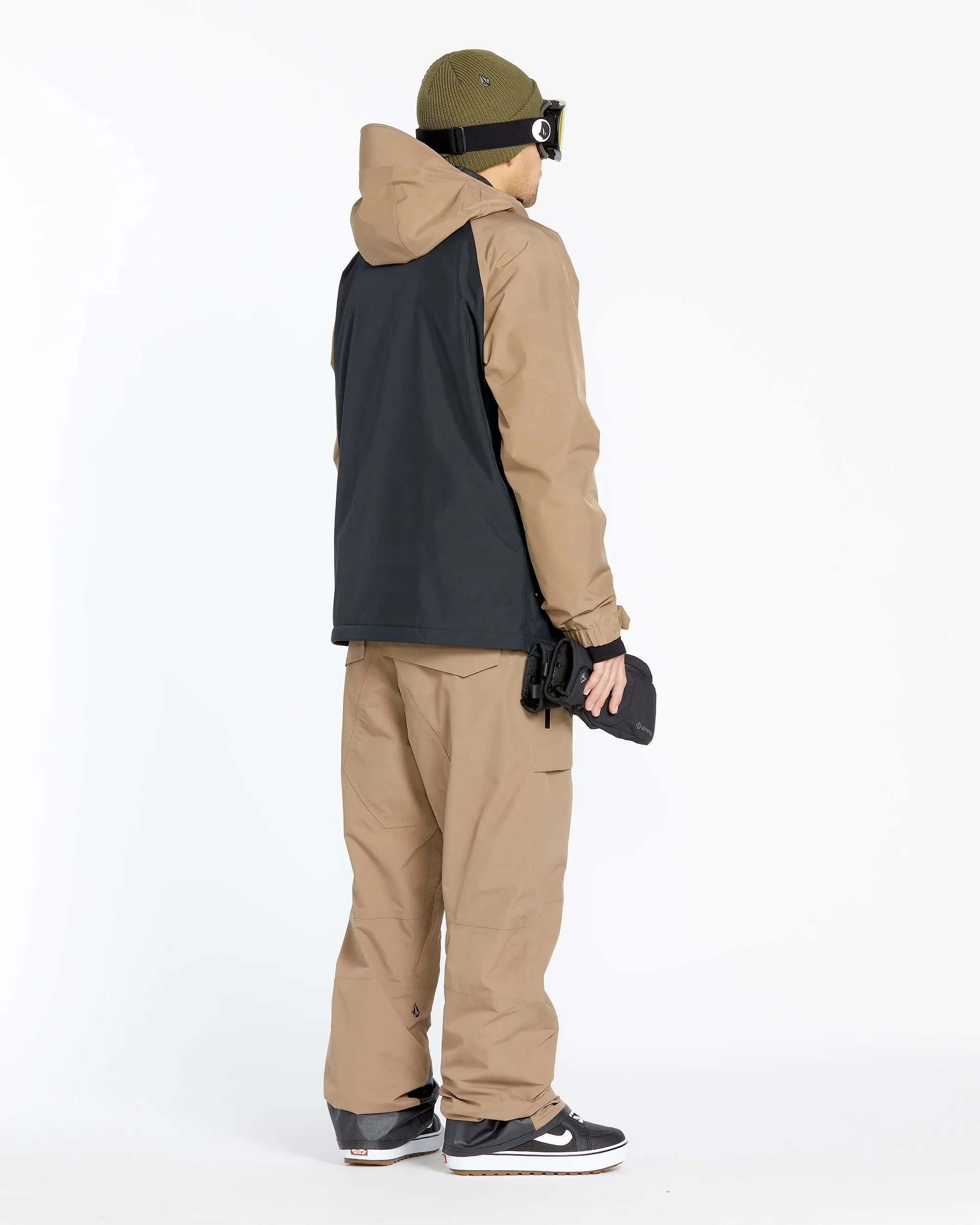 Mens Rain Gore-Tex Bib Overalls - Chestnut Brown sold by Volcom product image thumbnail 5