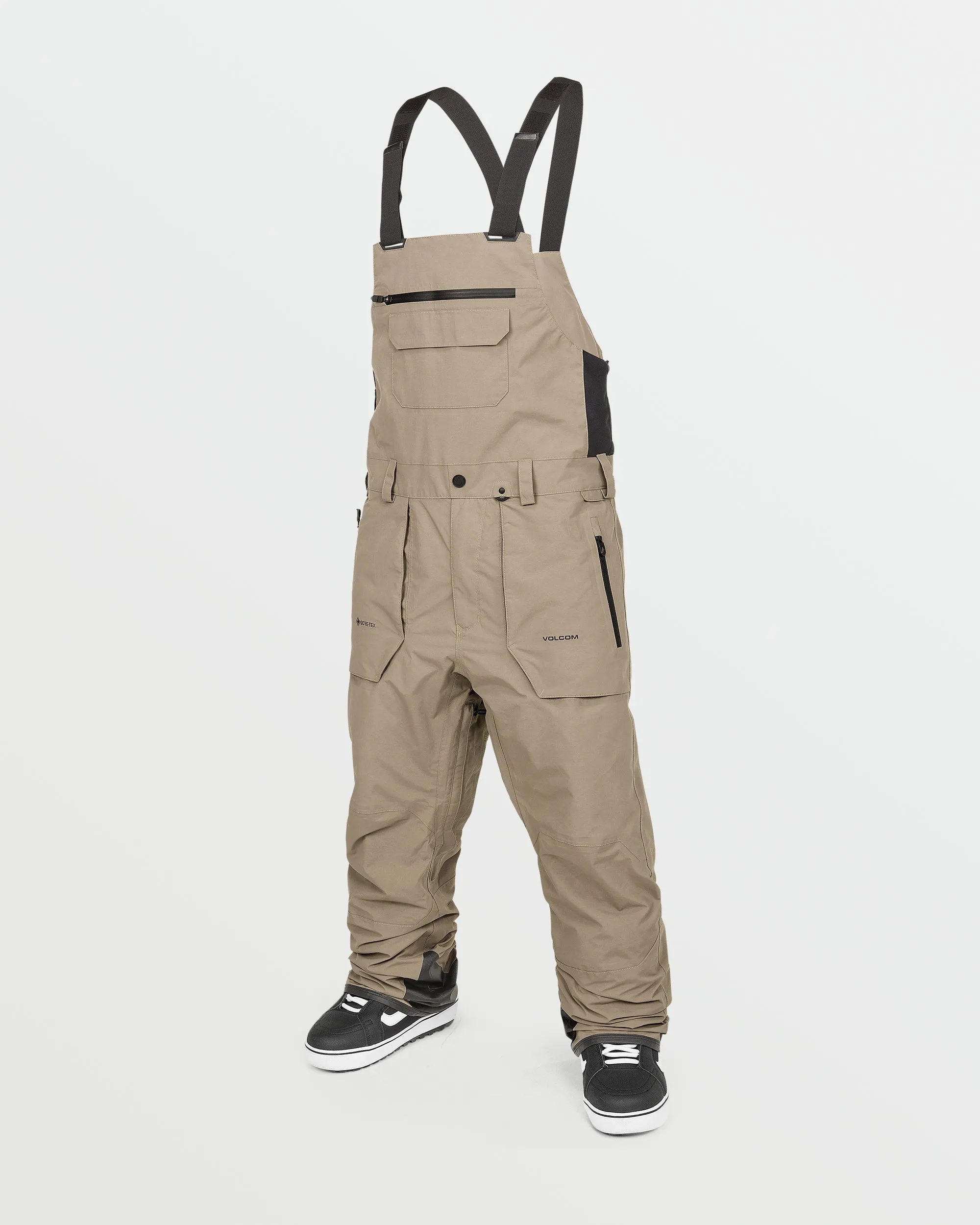 Mens Rain Gore-Tex Bib Overalls - Chestnut Brown sold by Volcom product image thumbnail 3