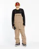 Mens Rain Gore-Tex Bib Overalls - Chestnut Brown sold by Volcom