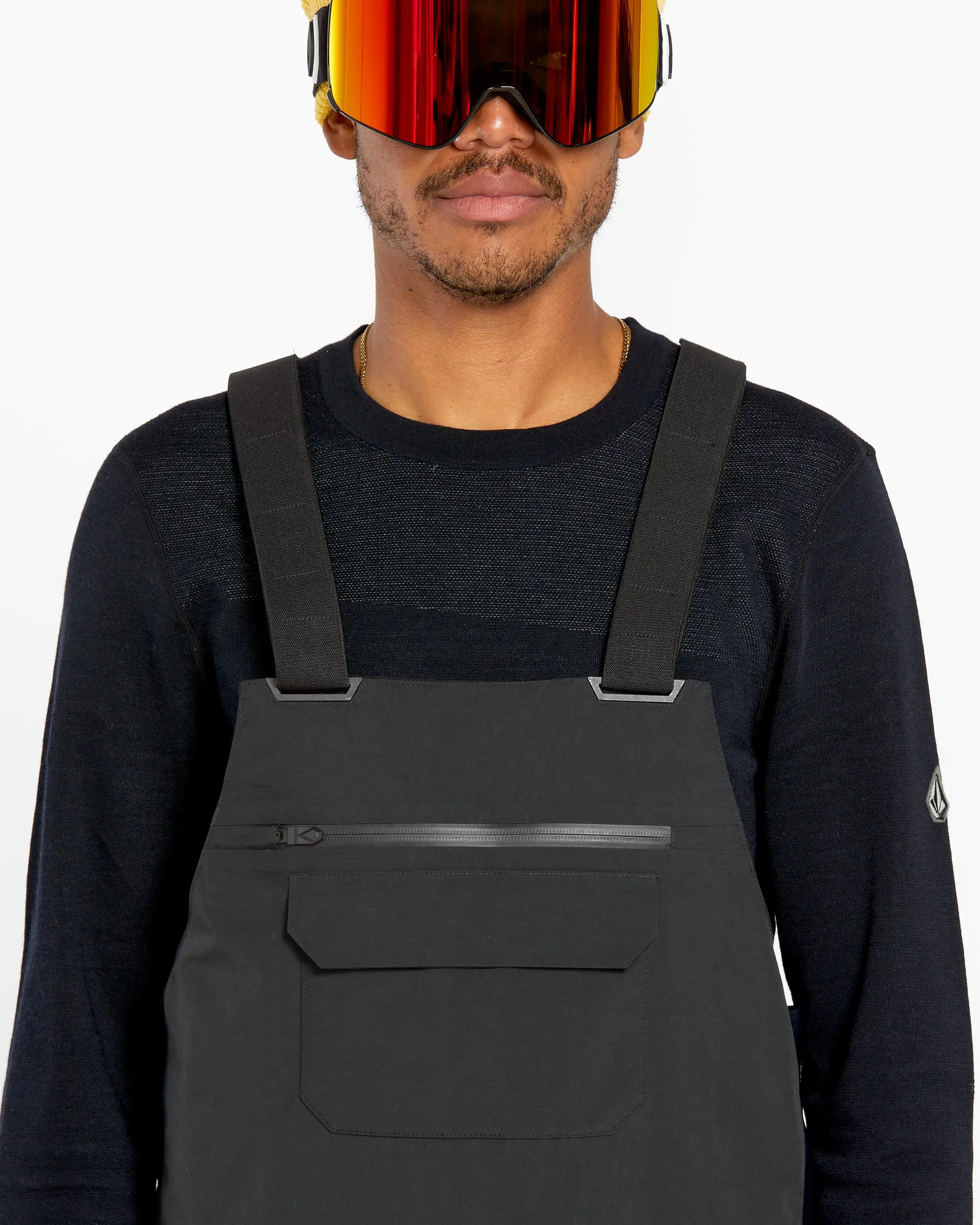 Mens Rain Gore-Tex Bib Overalls - Black sold by Volcom product image thumbnail 5