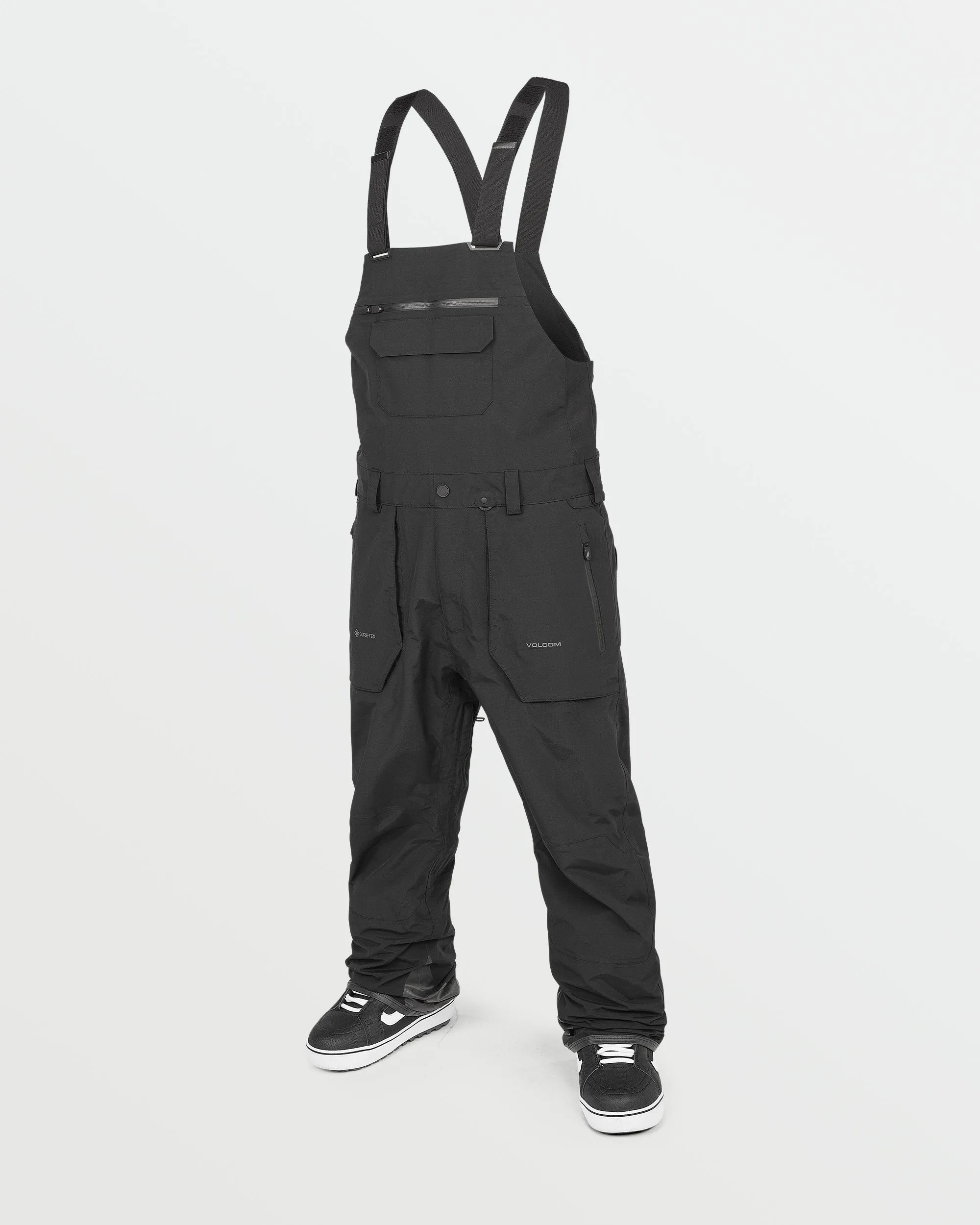 Mens Rain Gore-Tex Bib Overalls - Black sold by Volcom product image thumbnail 3