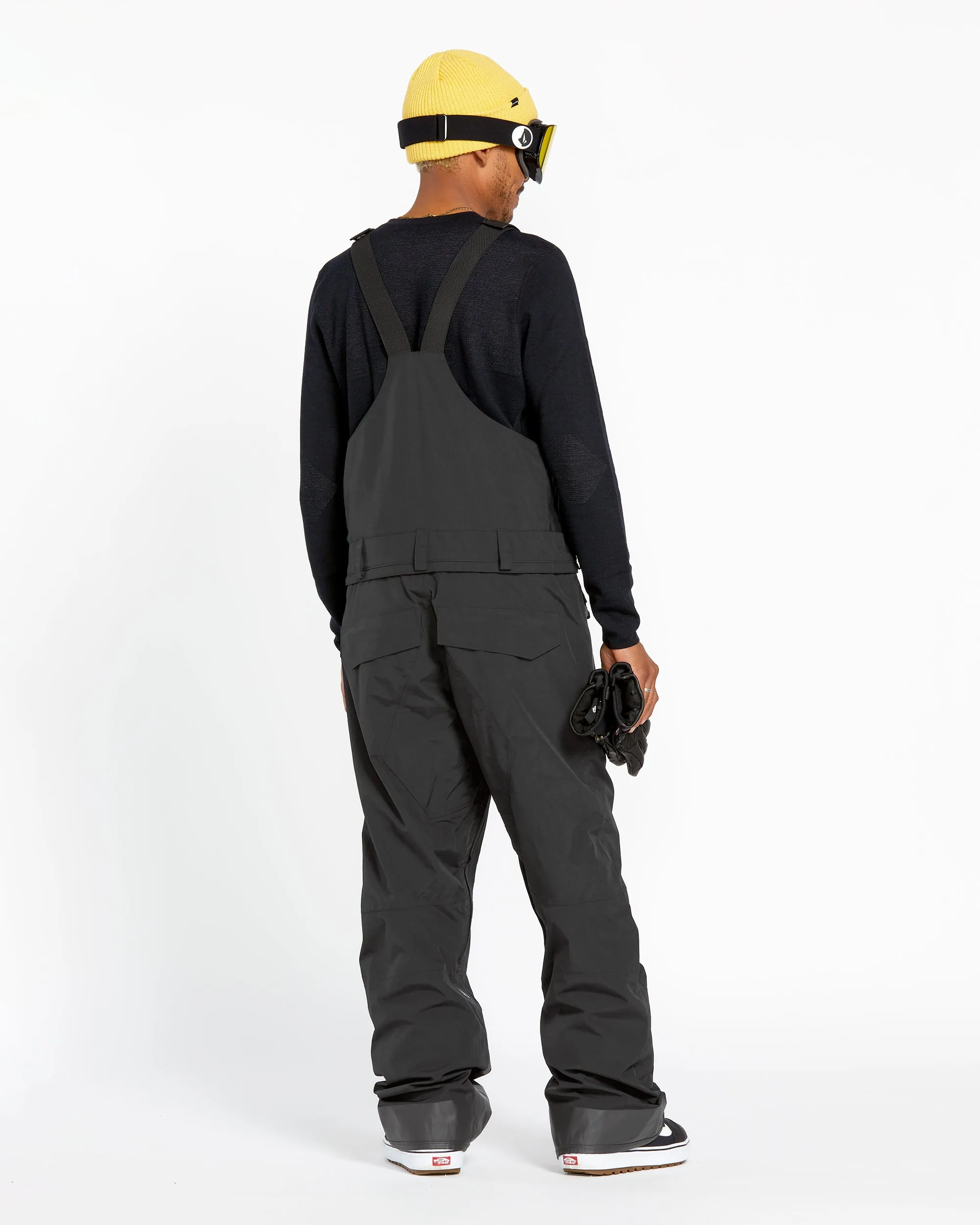 Mens Rain Gore-Tex Bib Overalls - Black sold by Volcom product image thumbnail 2