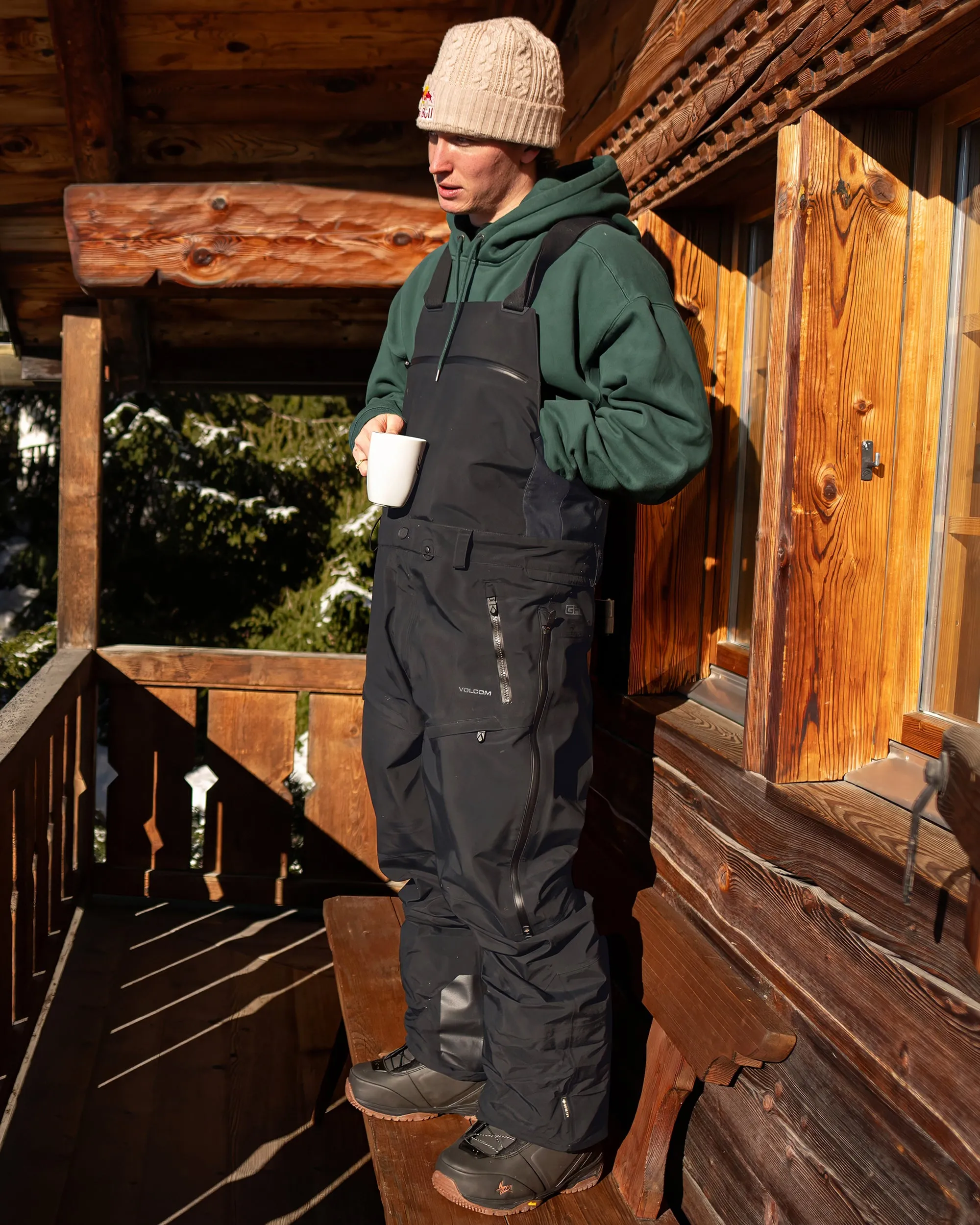 Mens 3L Gore-Tex Bib Overhauler - Black sold by Volcom product image thumbnail 5