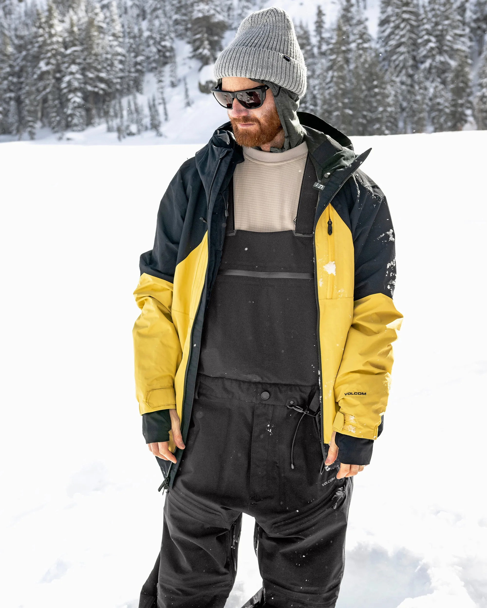 Mens 3L Gore-Tex Bib Overhauler - Black sold by Volcom product image thumbnail 4