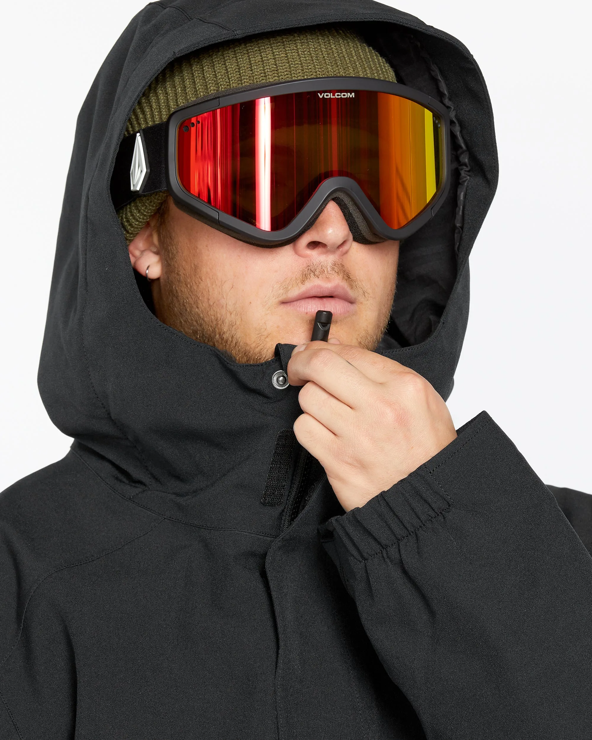 Mens Brighton Full Zip Jacket - Black sold by Volcom product image thumbnail 5