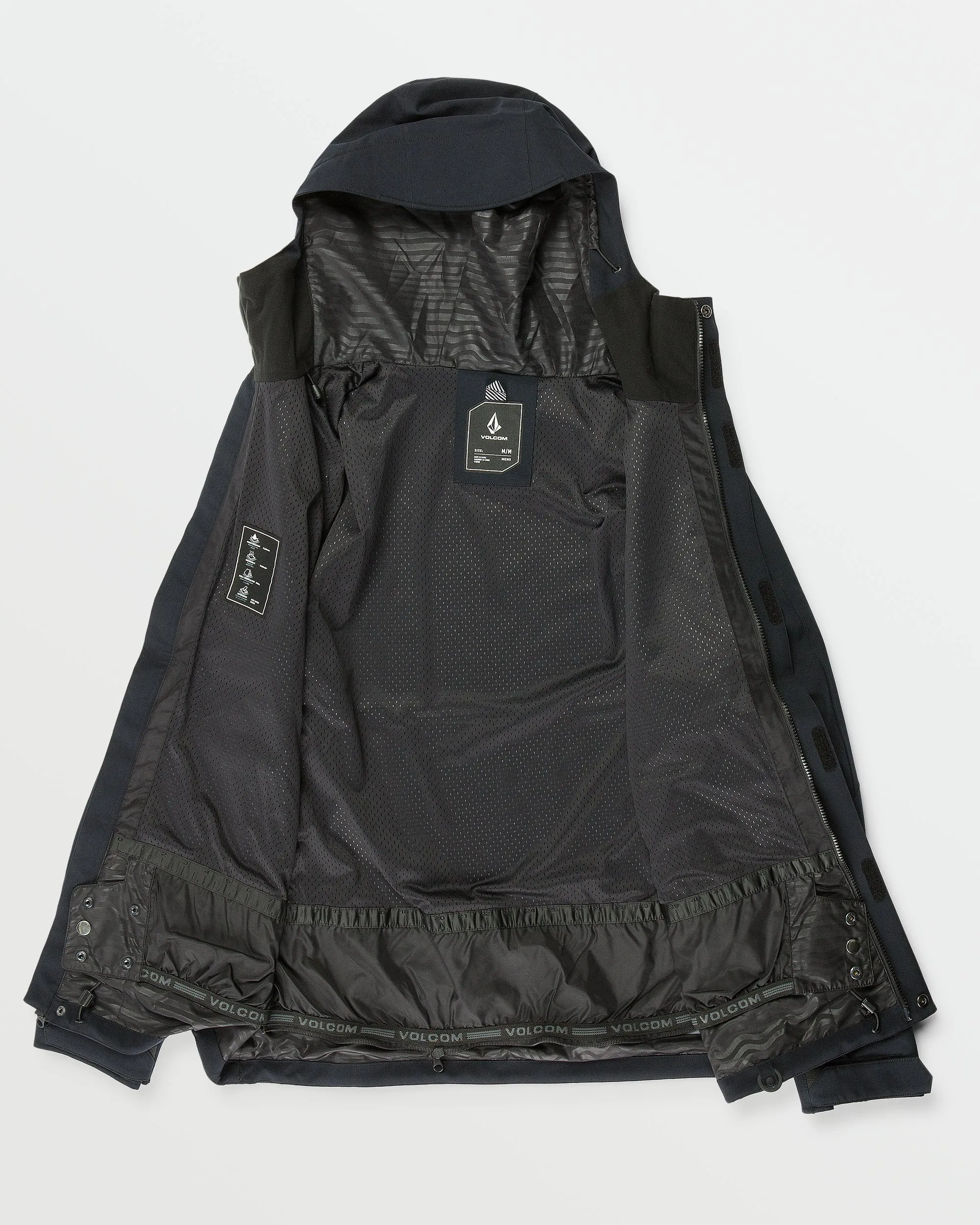 Mens Brighton Full Zip Jacket - Black sold by Volcom product image thumbnail 3