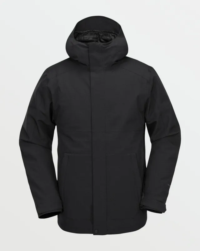 Mens Brighton Full Zip Jacket - Black sold by Volcom
