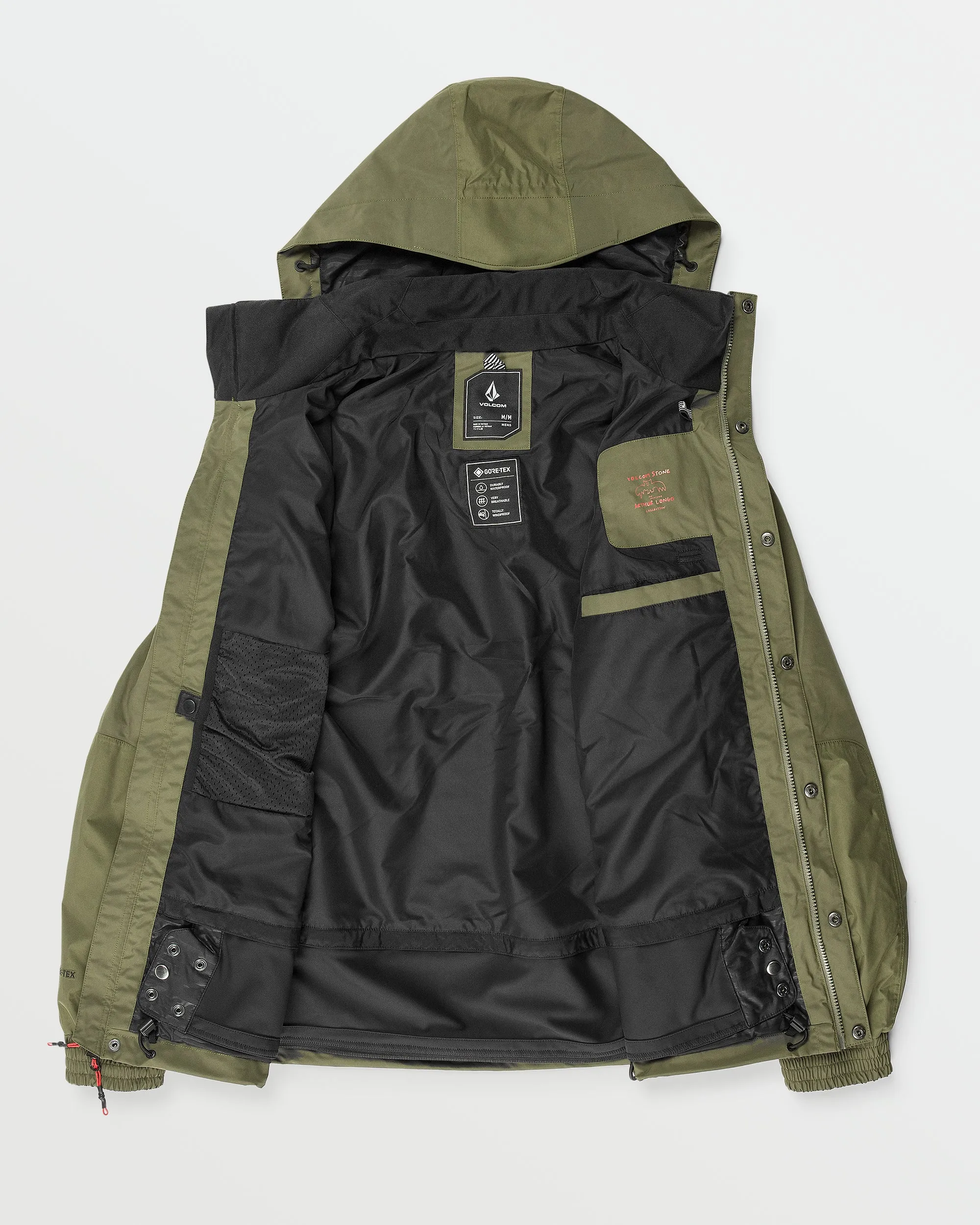 Mens Longo Gore-Tex Jacket - Ivy sold by Volcom product image thumbnail 5