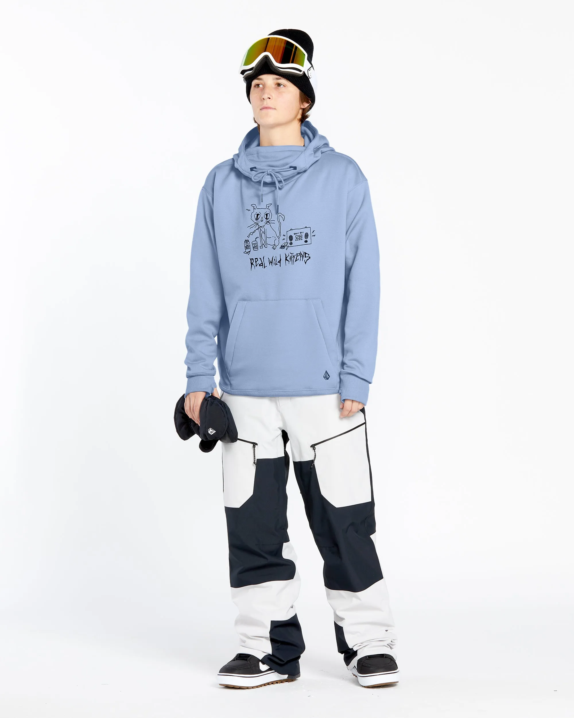Womens Riding Hydro Pullover - Crystal Blue sold by Volcom product image thumbnail 3