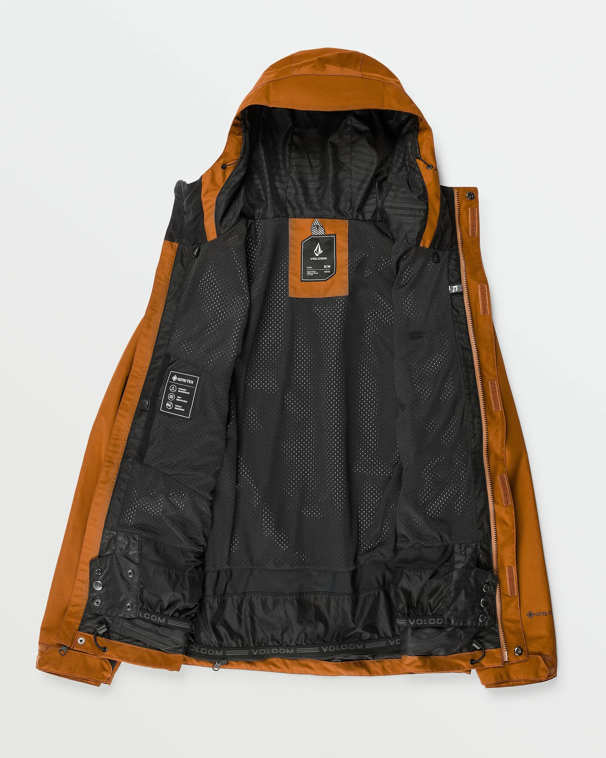 Mens Dua Gore-Tex Jacket - Caramel sold by Volcom product image thumbnail 3