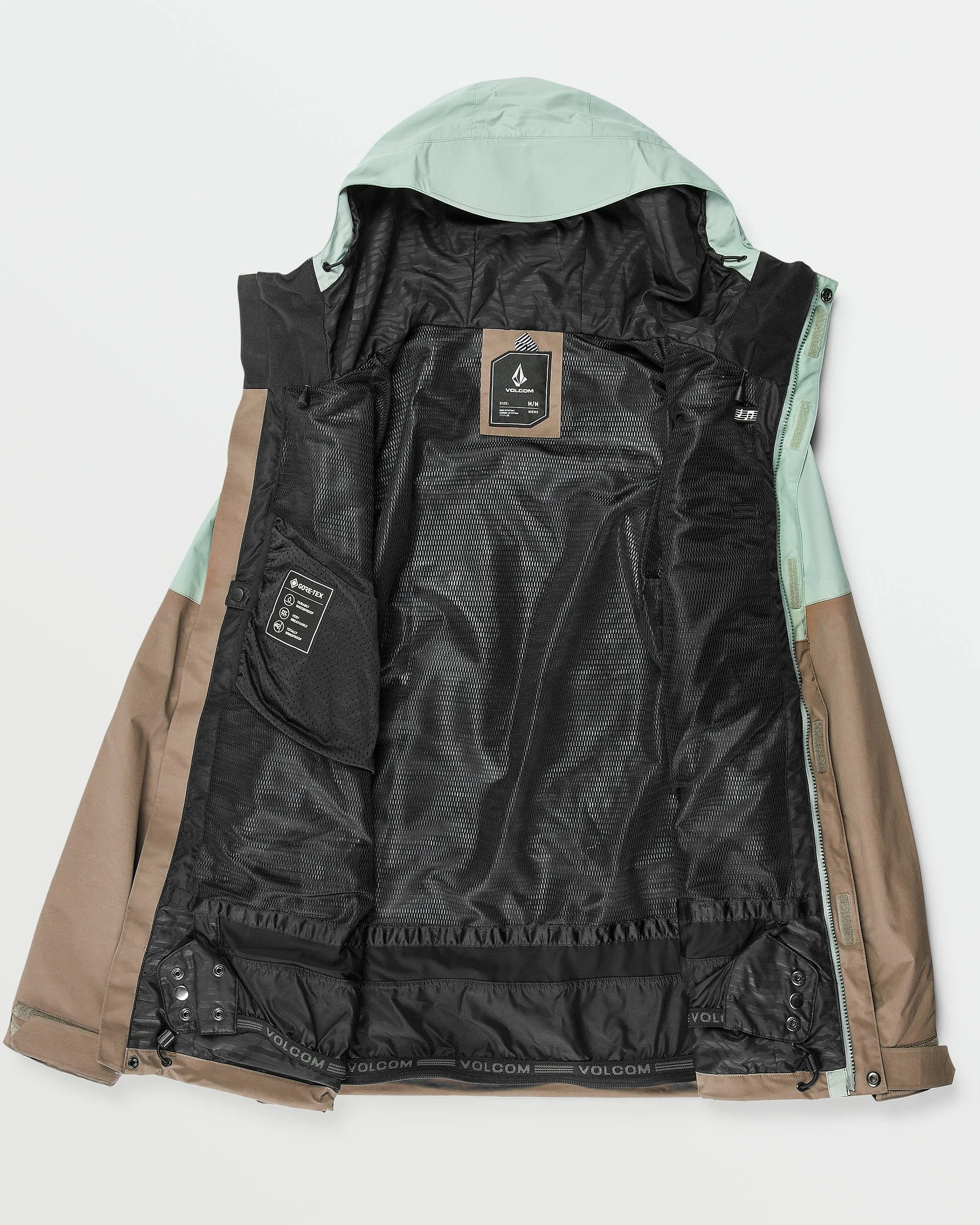 Mens L Gore-Tex Jacket - Agave sold by Volcom product image thumbnail 3