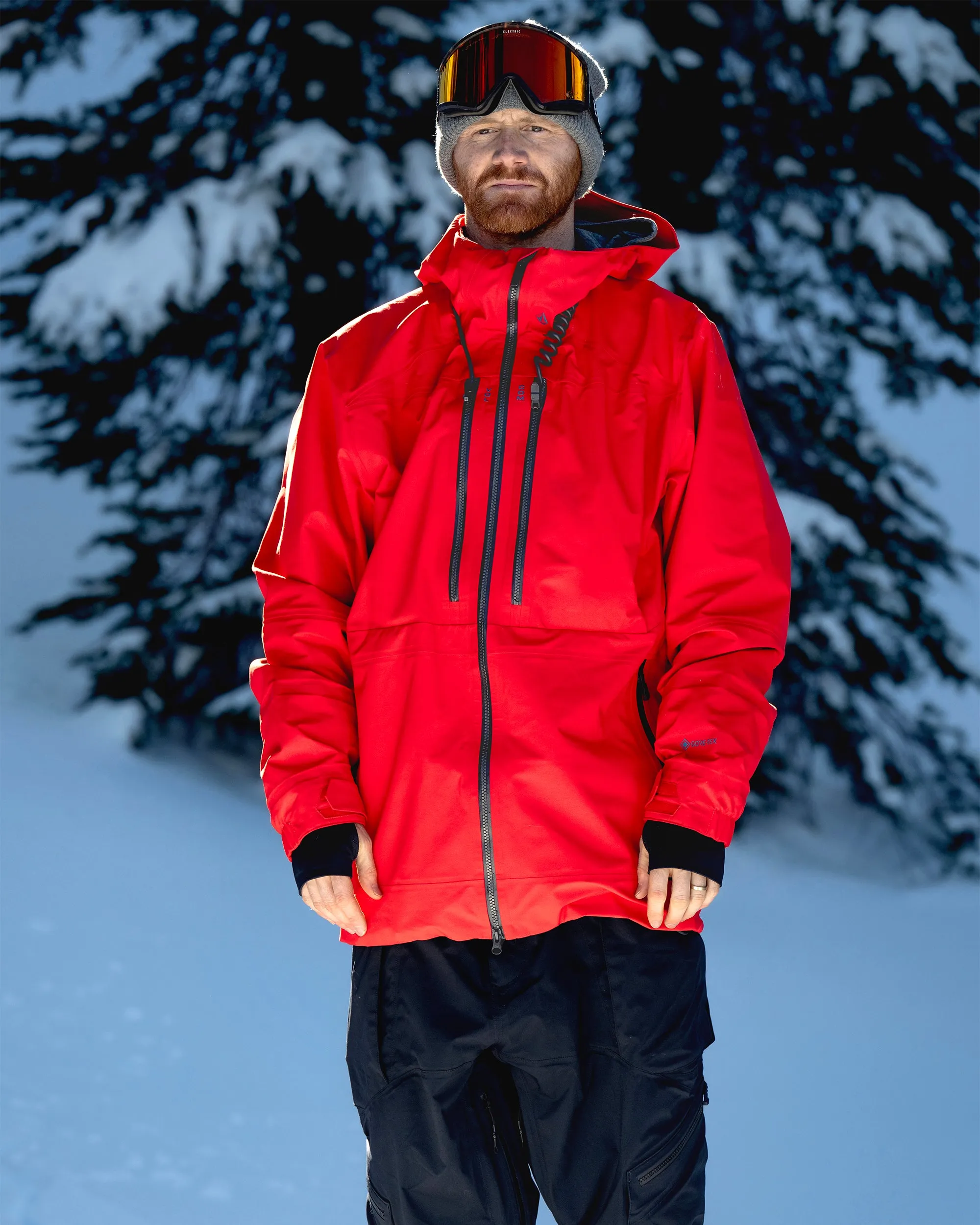 Mens Guide Gore-Tex Jacket - Crimson sold by Volcom product image thumbnail 4