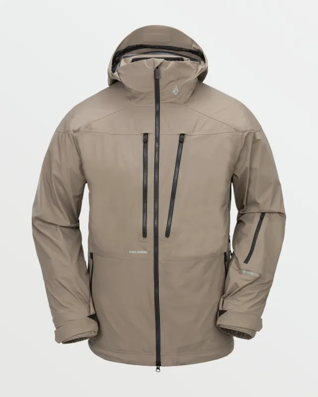 Mens Guch Stretch Gore Jacket - Chestnut Brown sold by Volcom