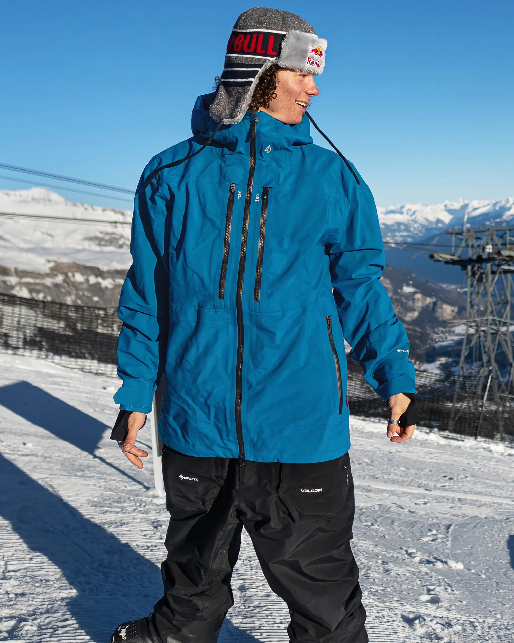 Mens Guide Gore-Tex Jacket - Cobalt sold by Volcom product image thumbnail 2