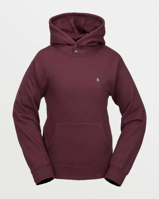 Womens Costus Pullover Fleece - Burgundy sold by Volcom