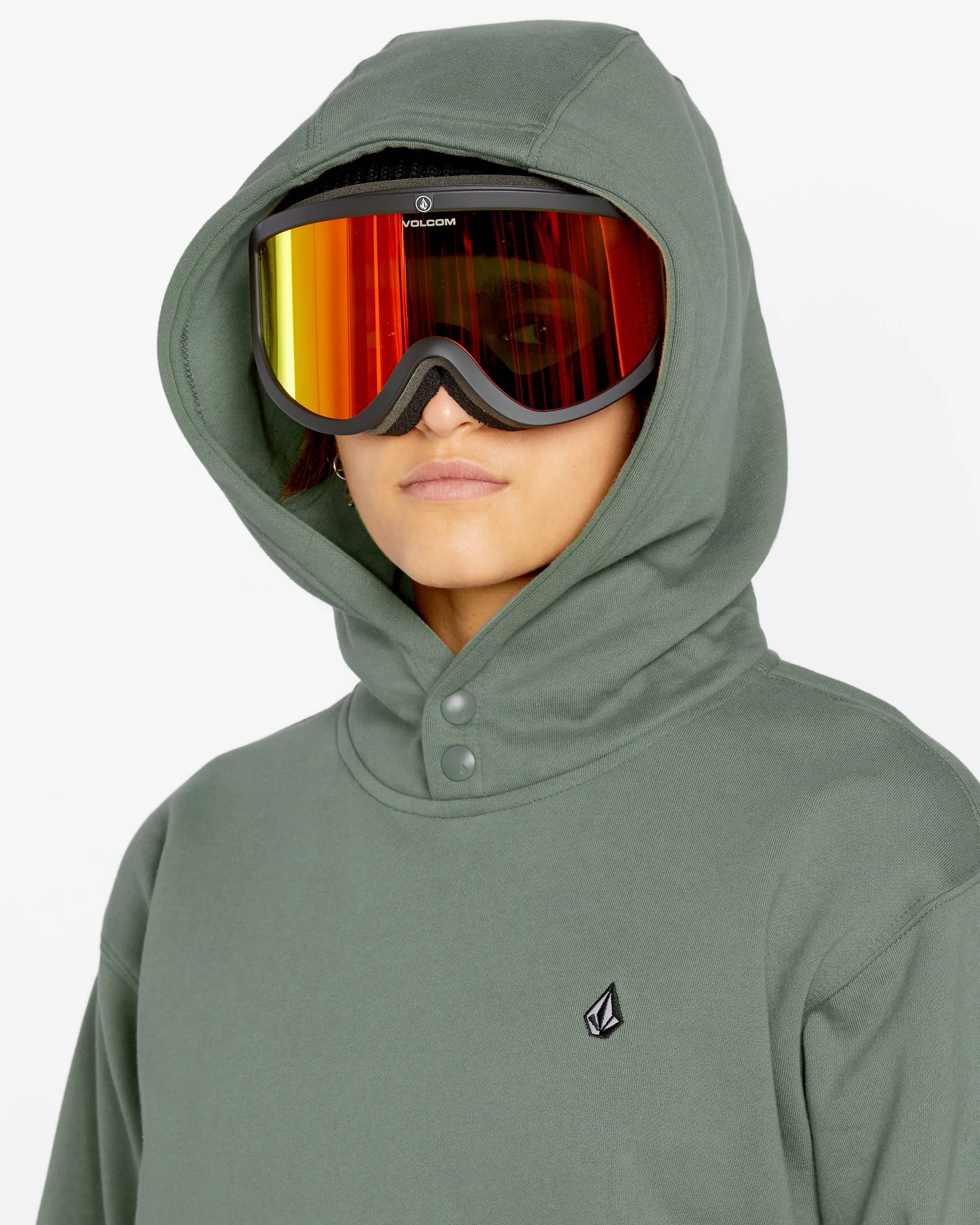Womens Costus Pullover Fleece - Lichen Green sold by Volcom product image thumbnail 5