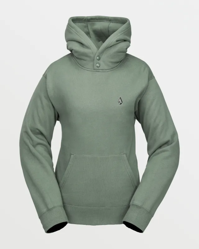 Womens Costus Pullover Fleece - Lichen Green sold by Volcom
