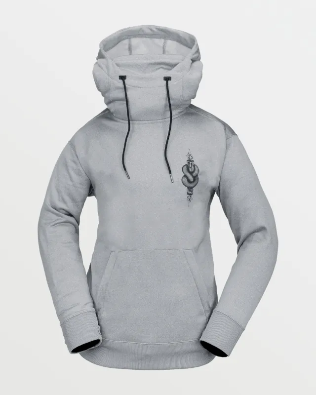 Womens Riding Hydro Pullover - Heather Grey sold by Volcom