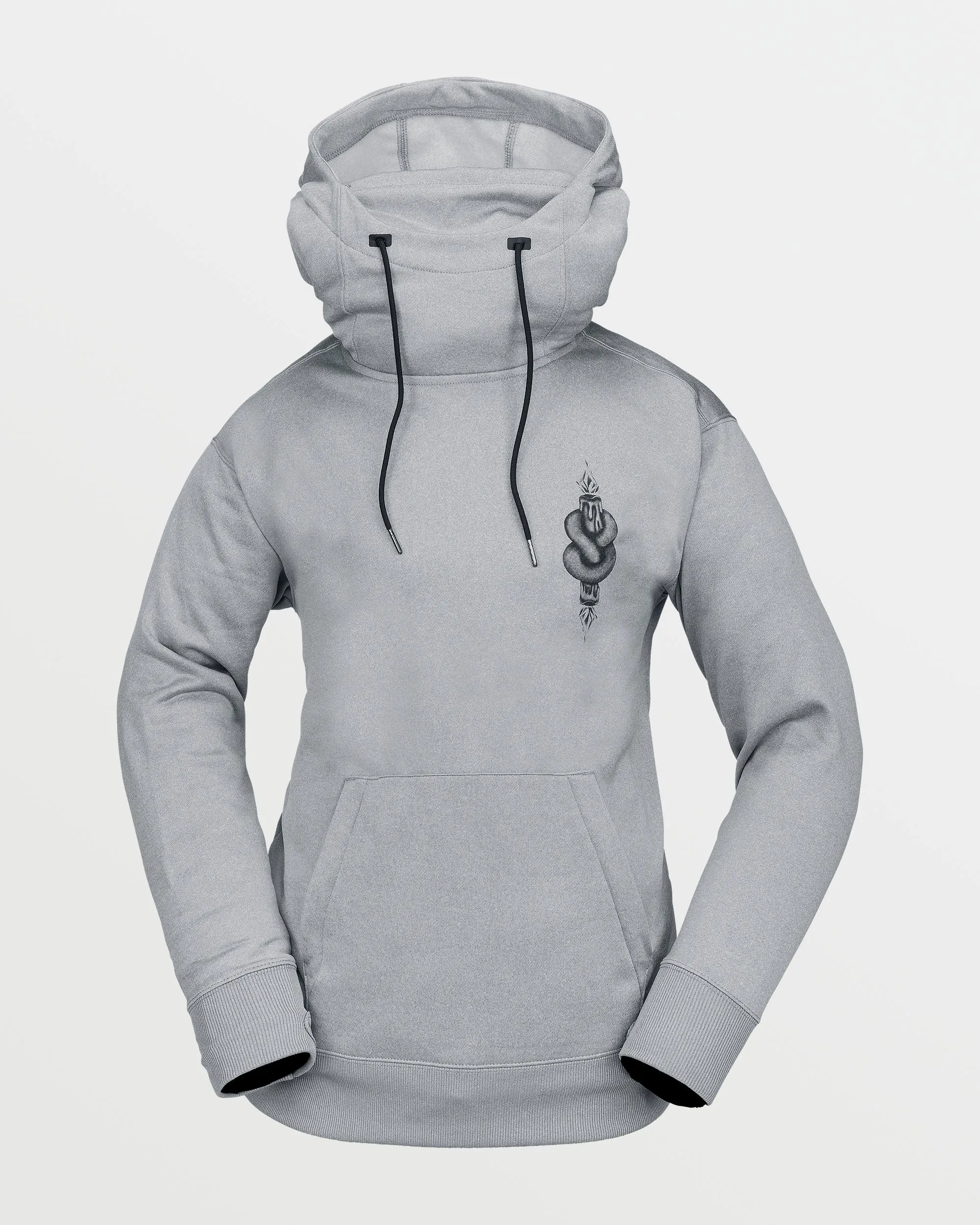 Womens Riding Hydro Pullover - Heather Grey sold by Volcom