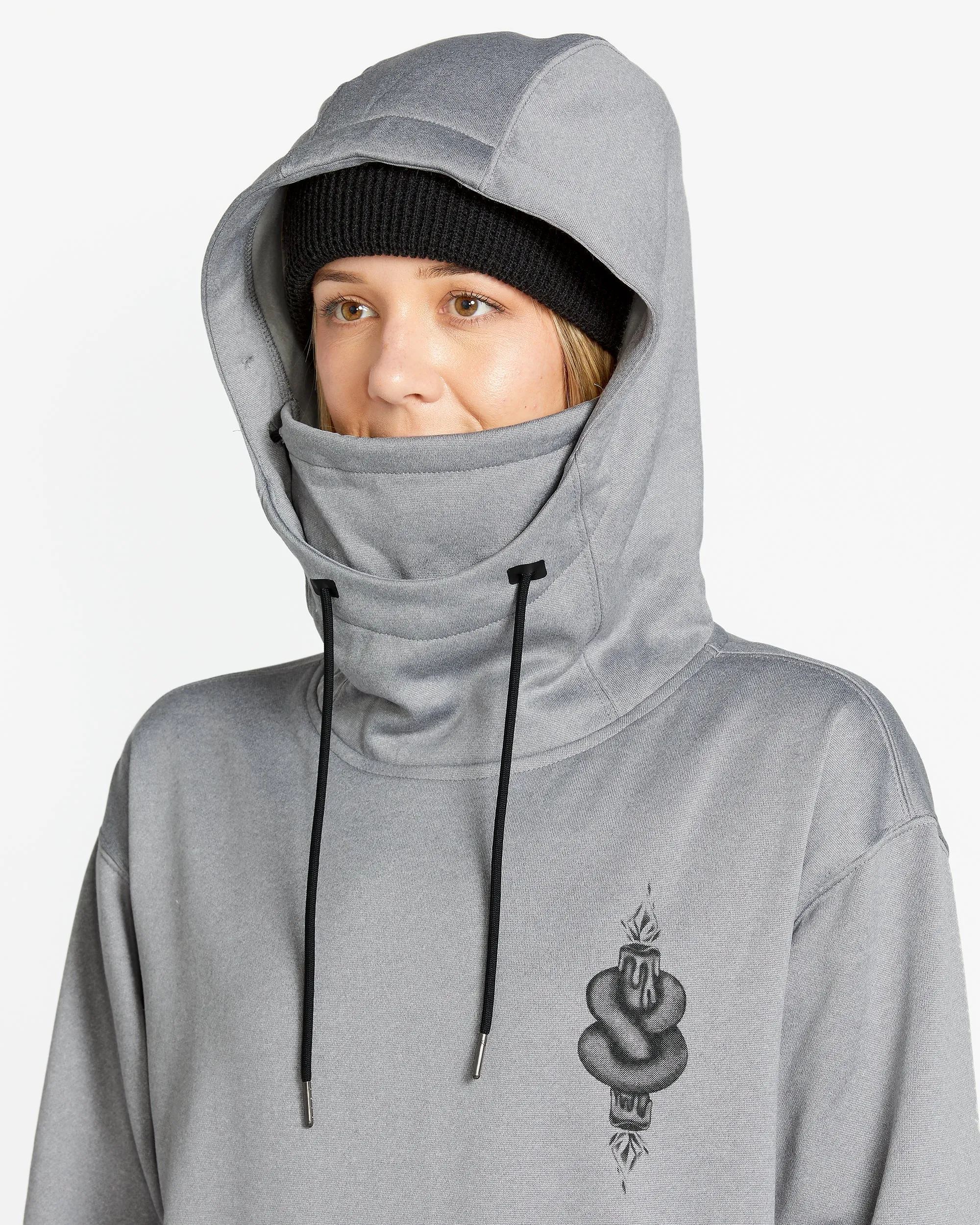 Womens Riding Hydro Pullover - Heather Grey sold by Volcom product image thumbnail 5
