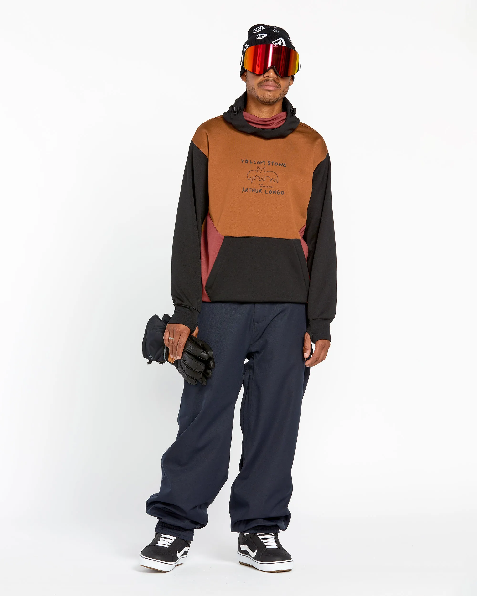 Mens Hydro Riding Hoodie - Caramel sold by Volcom product image thumbnail 3