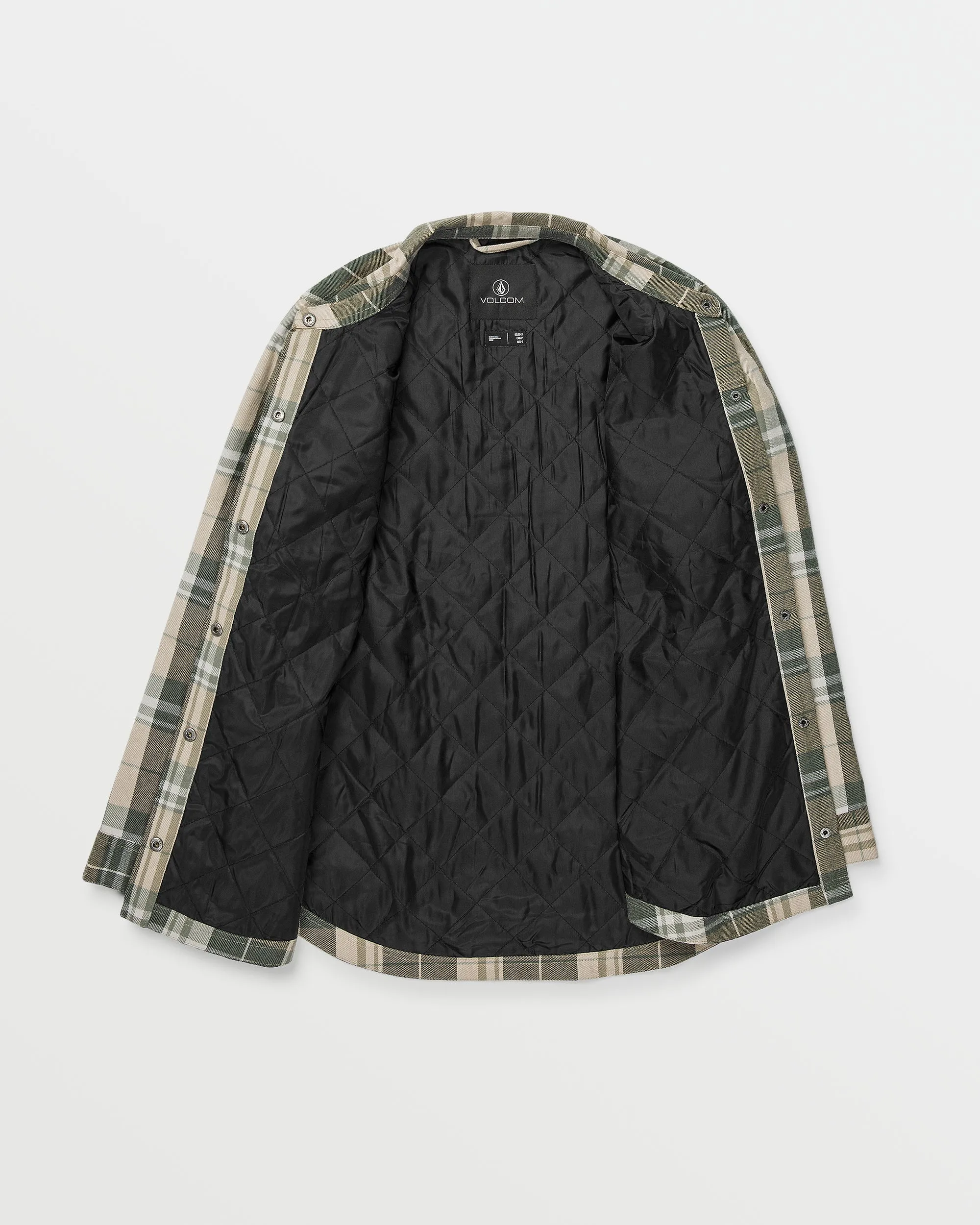 Womens Insulated Riding Flannel - Sand sold by Volcom product image thumbnail 3