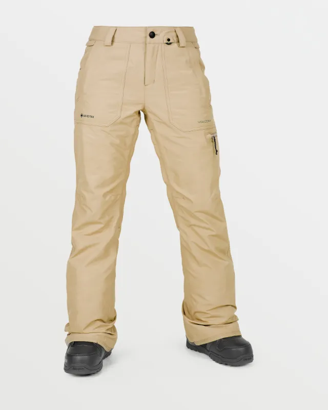 Womens Knox Insulated Gore-Tex Pants - Sand sold by Volcom