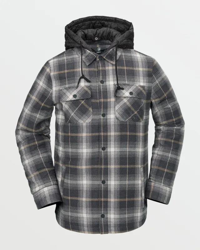 Mens Insulated Riding Flannel - Stone sold by Volcom