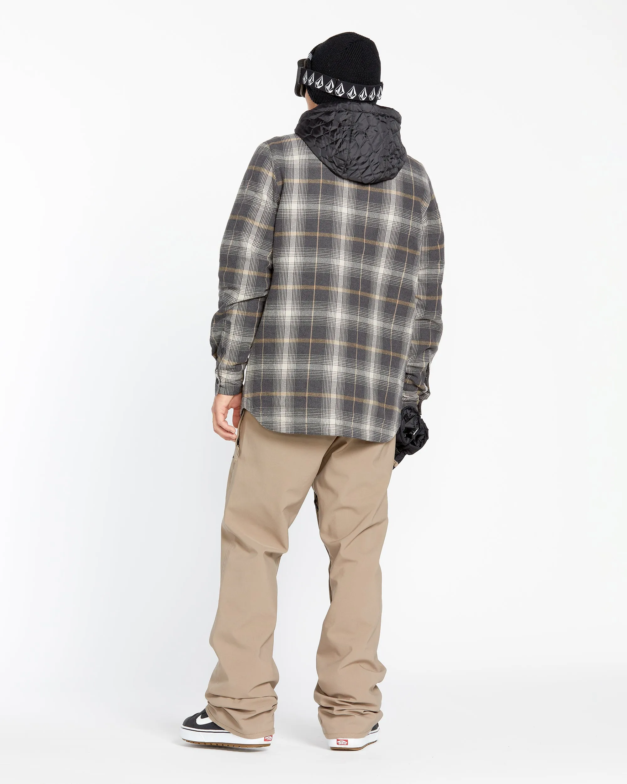 Mens Insulated Riding Flannel - Stone sold by Volcom product image thumbnail 5