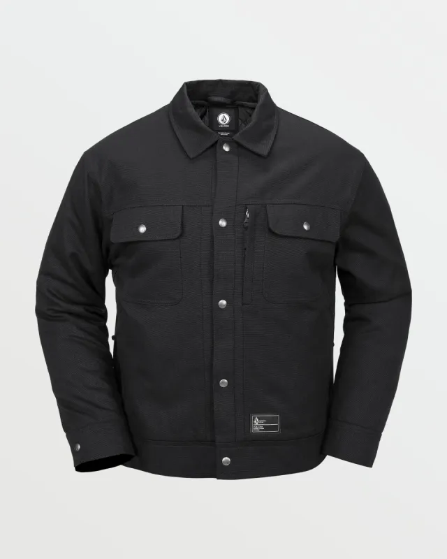 Mens Breckin Insulated Jacket - Black made by Volcom