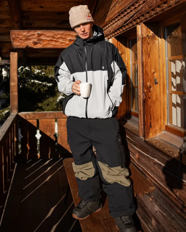 Mens Side Hit Shell Jacket - Stone sold by Volcom