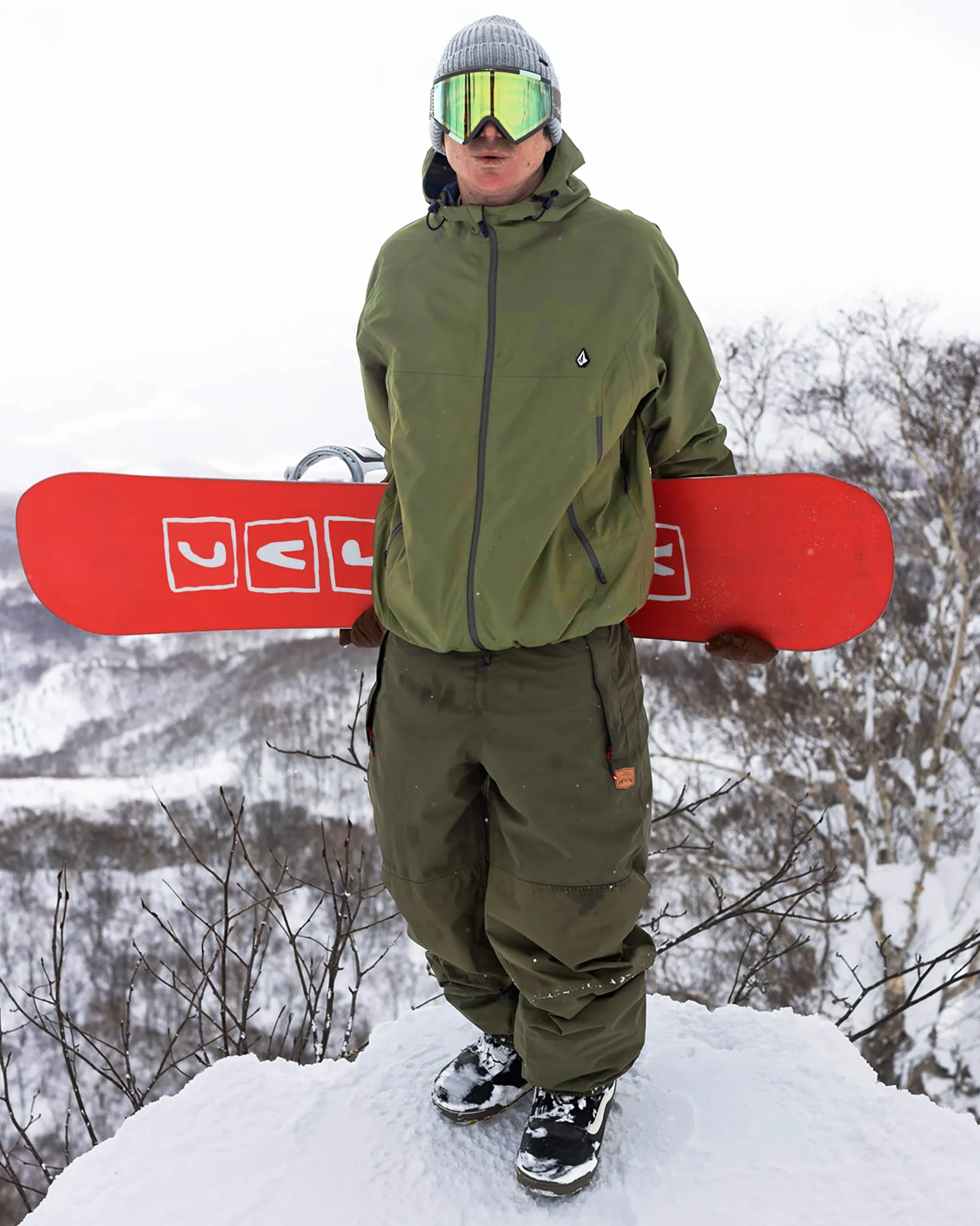 Mens Side Hit Shell Jacket - Ivy sold by Volcom