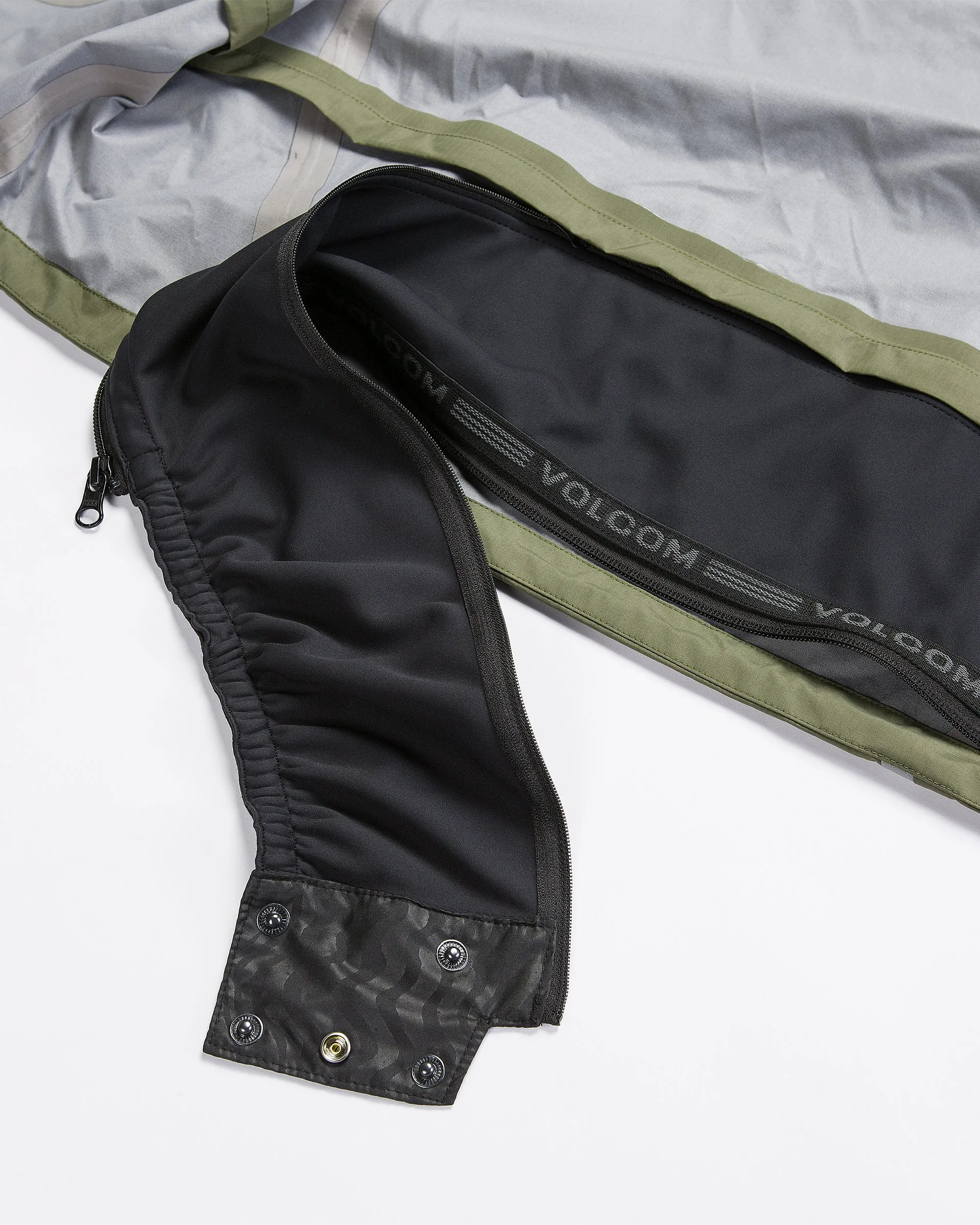 Mens Side Hit Shell Jacket - Ivy sold by Volcom product image thumbnail 3