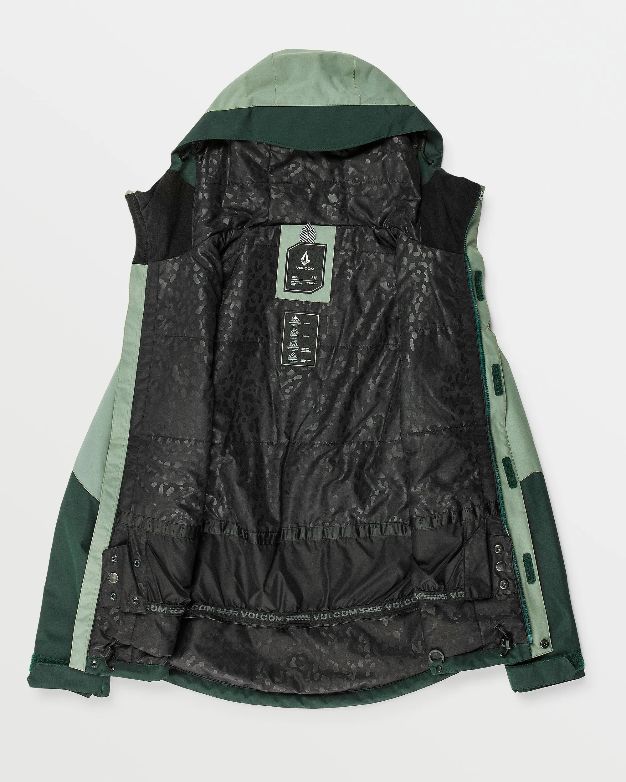 Womens Bolt Insulated Jacket - Scarab sold by Volcom product image thumbnail 3