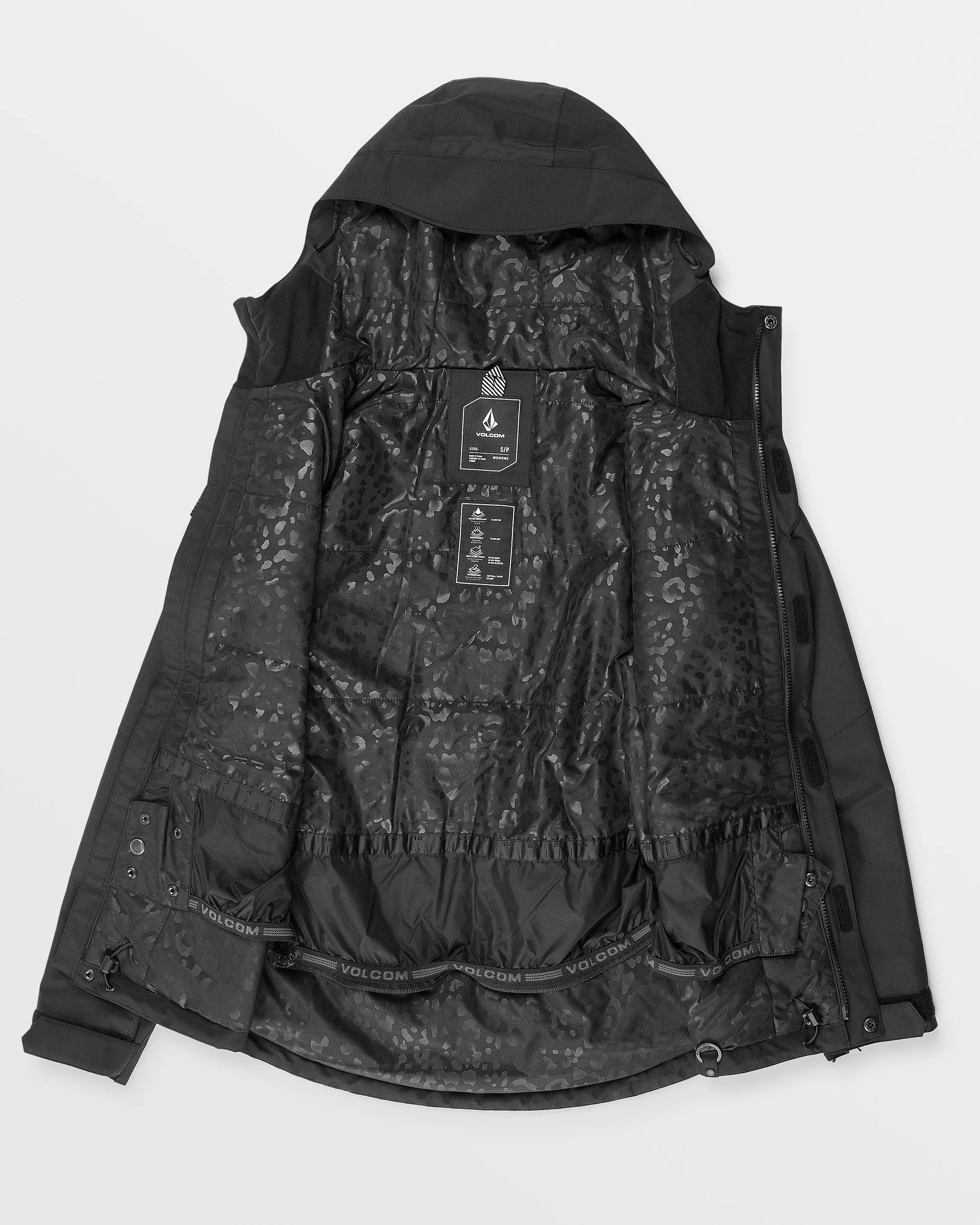 Womens Bolt Insulated Jacket - Black sold by Volcom product image thumbnail 3